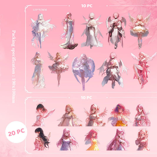 CYTZB001A FAIRY FANTASY STICKER 20PC