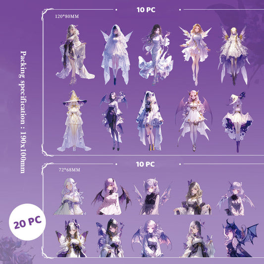CYTZB001C FAIRY FANTASY STICKER 20PC