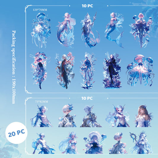 CYTZB001D FAIRY FANTASY STICKER 20PC