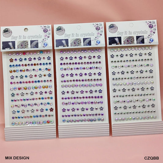 CZQBB FLOWER STONE STICKER (CZQBB)
