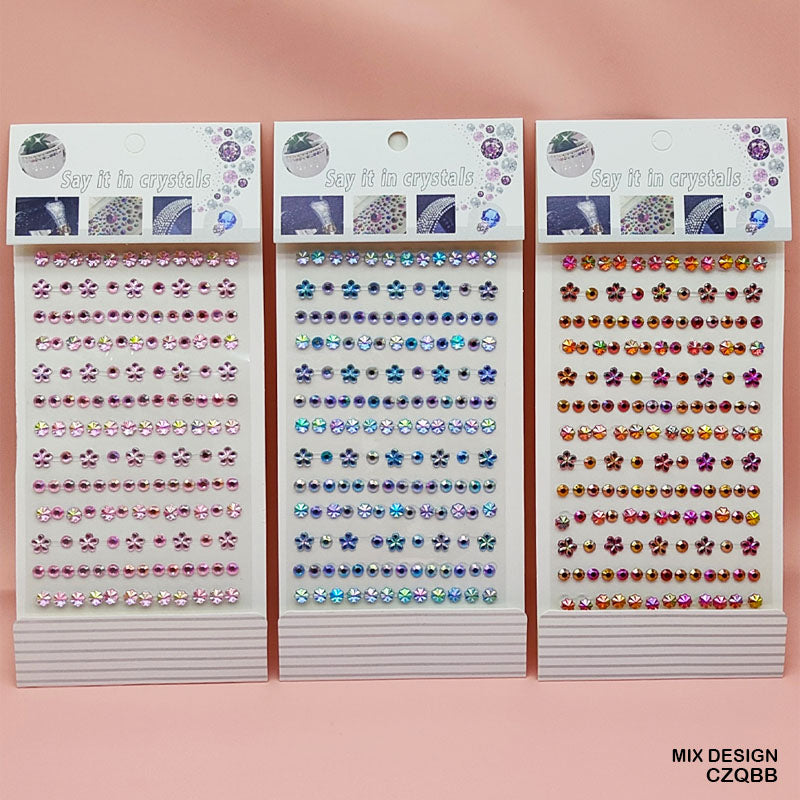 CZQBB FLOWER STONE STICKER (CZQBB)