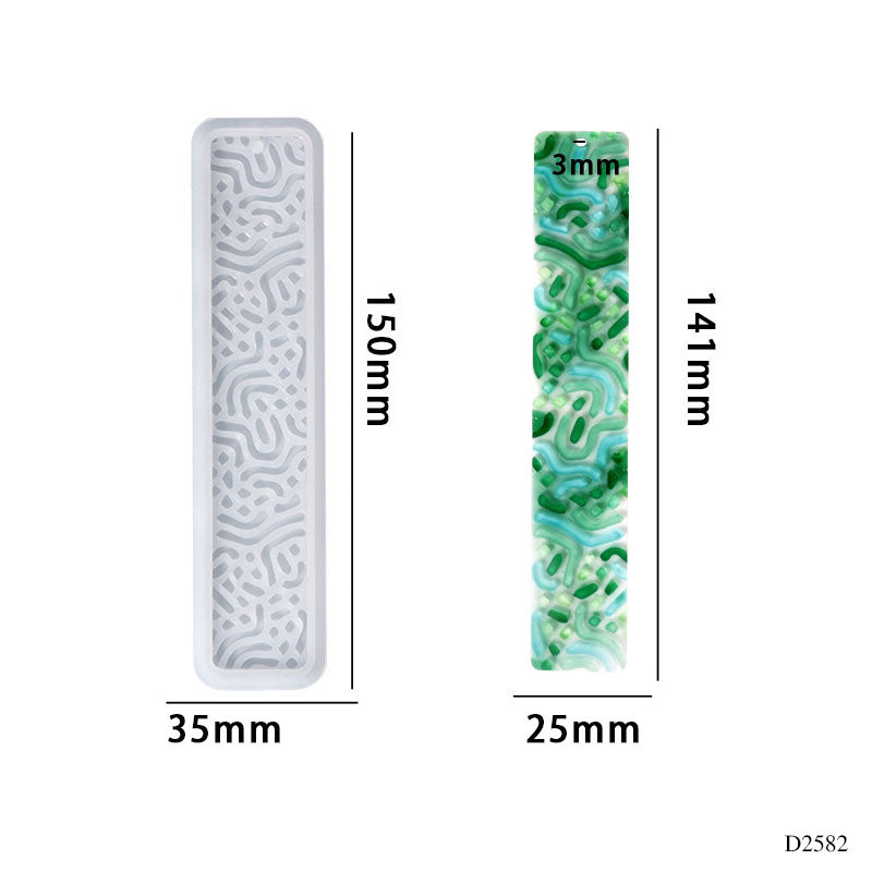 D2582 SILICON BOOKMARK MOLD