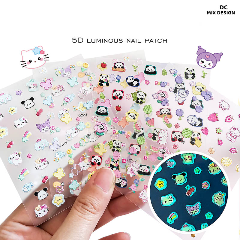 DC 5D CREATIVE NAIL STICKERS