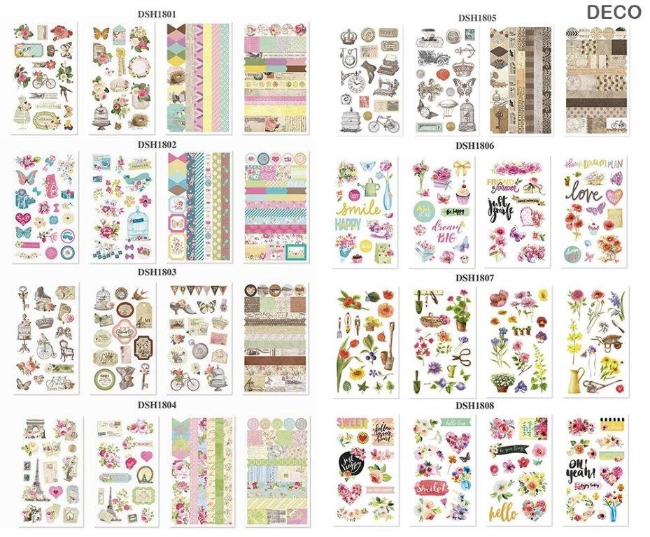 SC028E POCKET DIY MAP DECORATION STKR