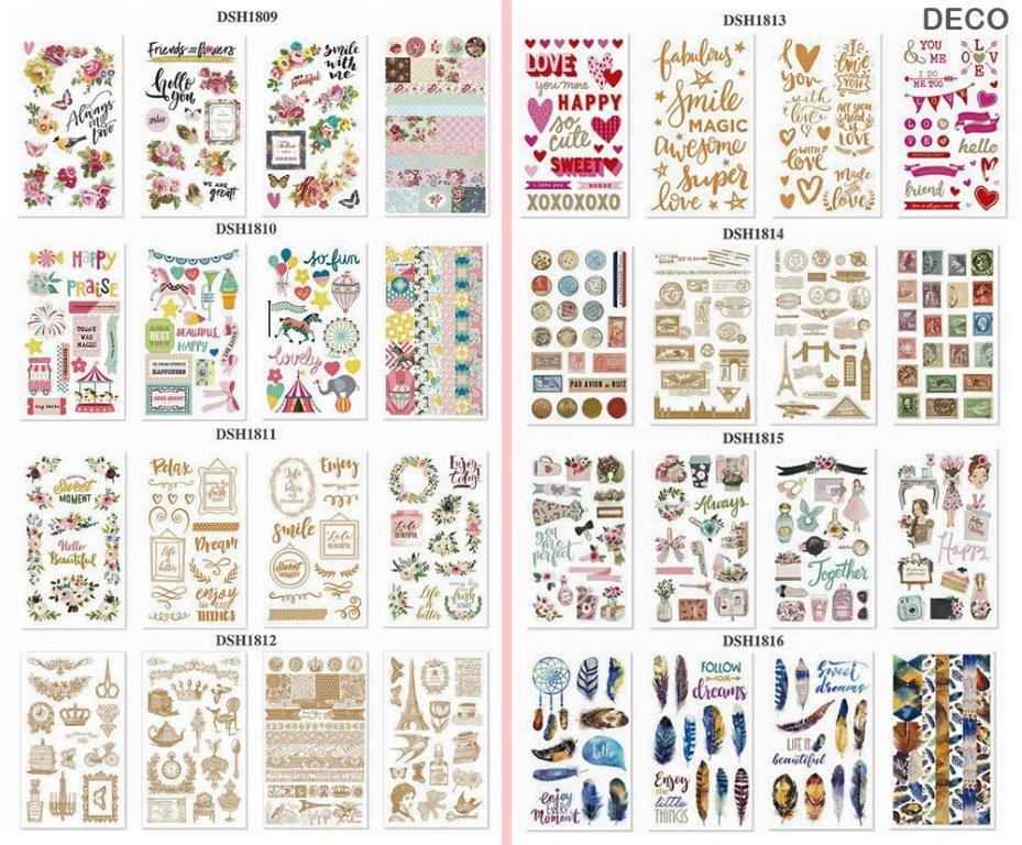 SC028E POCKET DIY MAP DECORATION STKR
