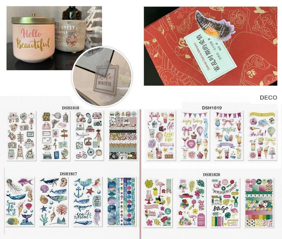 SC028E POCKET DIY MAP DECORATION STKR