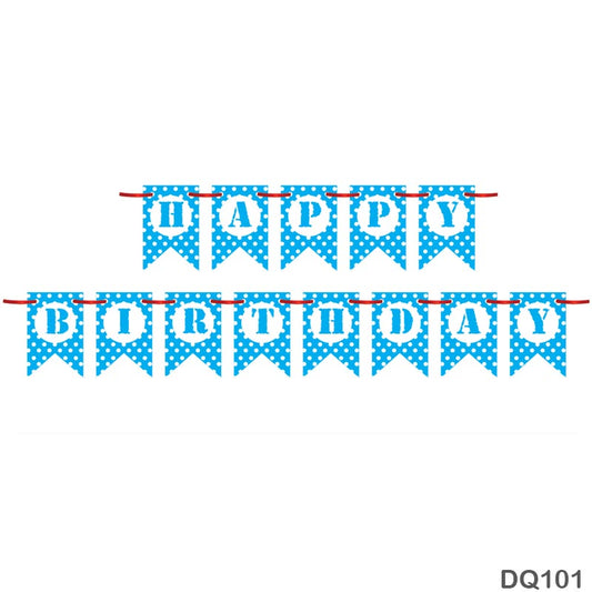 DQ1012 BABY GIRL FOIL PRINT BANNER