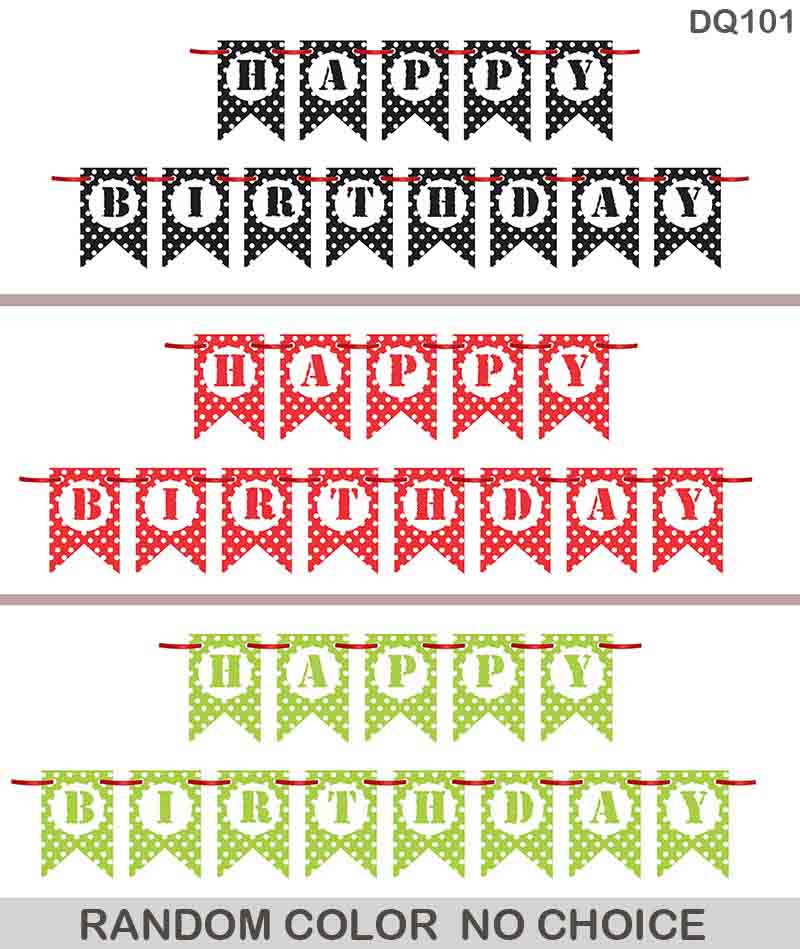 DQ1012 BABY GIRL FOIL PRINT BANNER