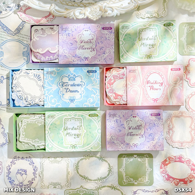 DSXS4 DECOR MATERIAL PAPER CUTOUT BOX 30PC