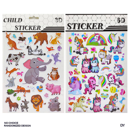 DYZJ101 100PC STICKER LAND OF BUTTERFLY WINGS