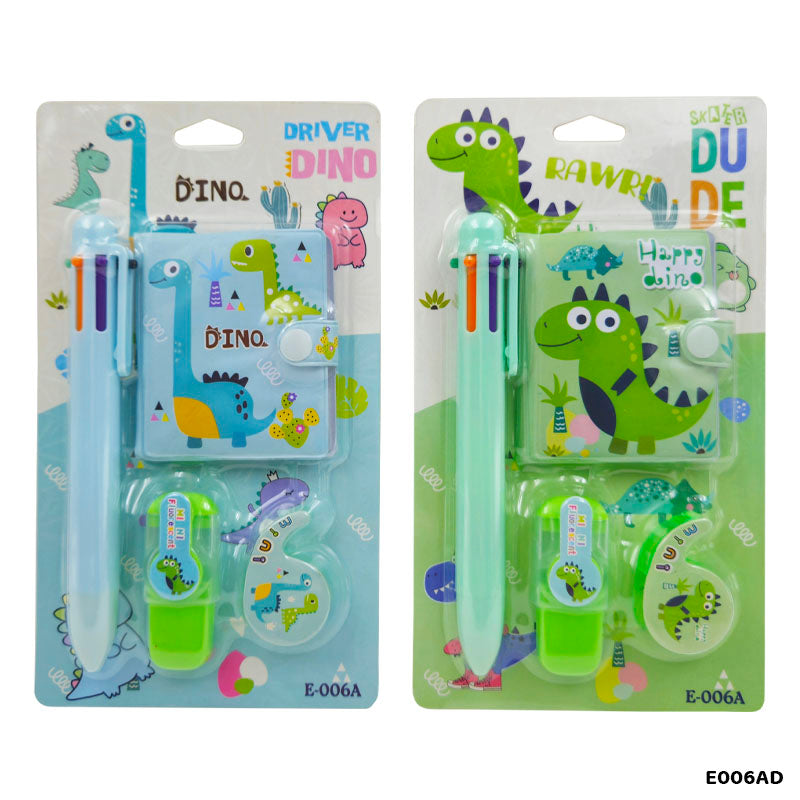 E006AD DIANOSAUR STATIONERY GIFT SET