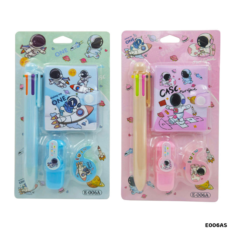 E006AS SPACE STATIONERY GIFT SET