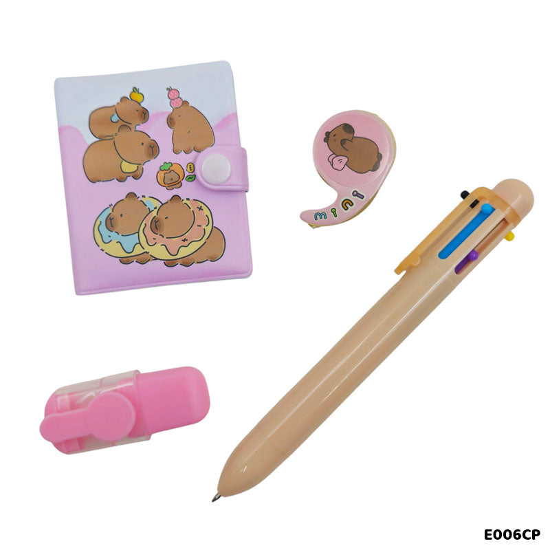 E006CP CAPYBARA STATIONERY GIFT SET