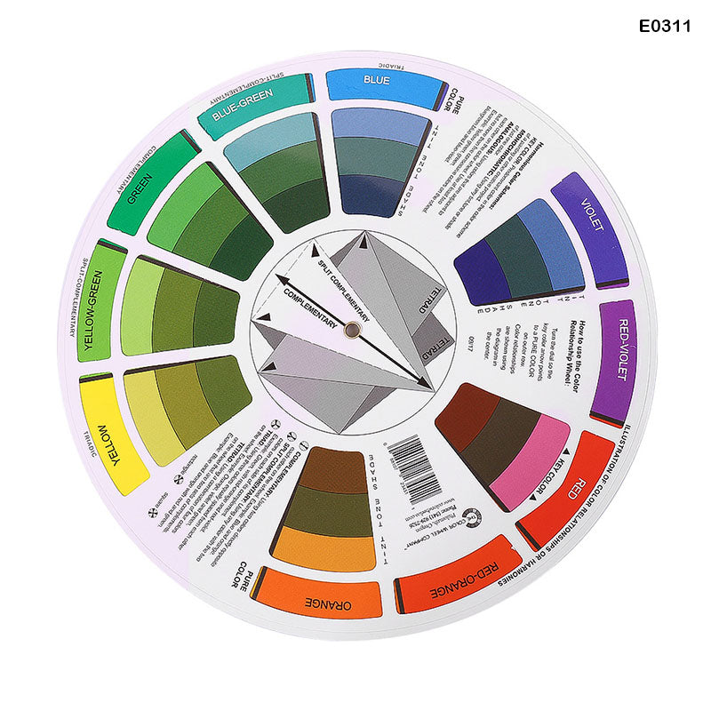 E0311 COLOR WHEEL (COLOR RELATIONSHIP)