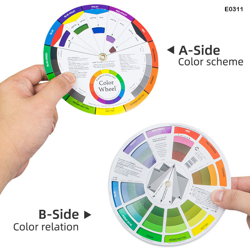 E0311 COLOR WHEEL (COLOR RELATIONSHIP)