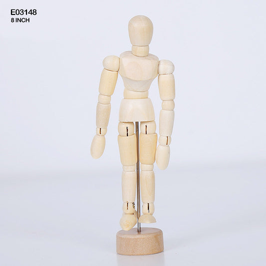 E03148 WOODEN MANIKIN 8 INCH