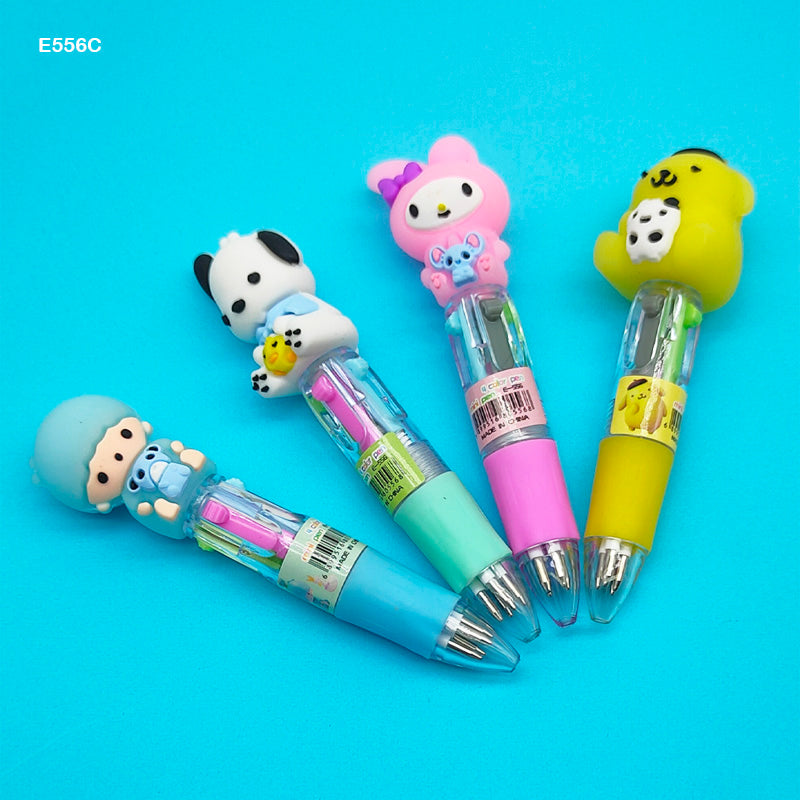 E556C 4 COLOR MINI CARTOON PEN (36PC)