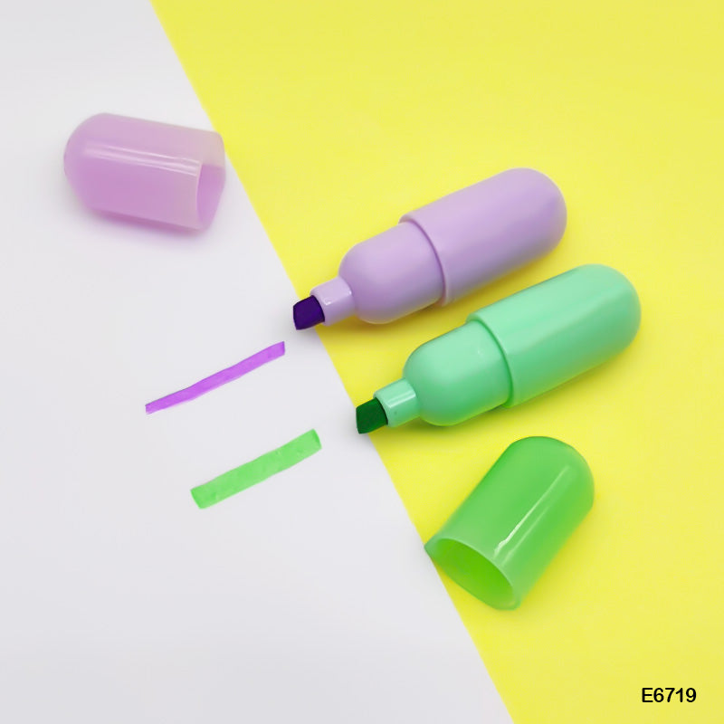 E6719 SPACE CAPSULE HIGHLIGHTER 6PC