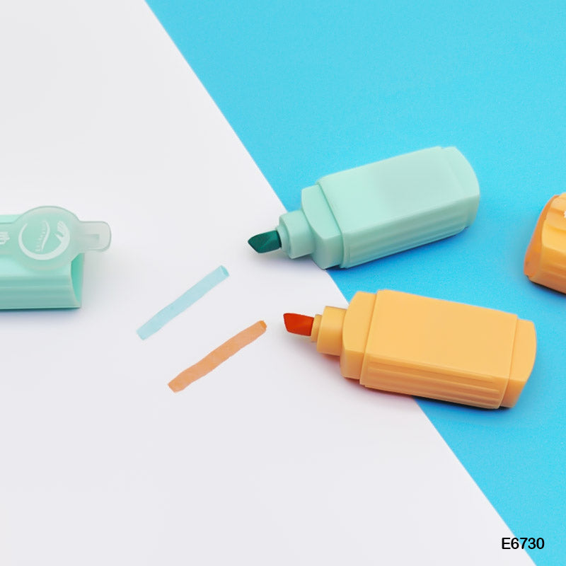 E6730 MINI CUTE HIGHLIGHTER BOTTLE 6PC