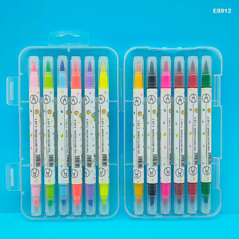 E8912 TWO TONE SIDE WATER COLOR HIGHLIGHTER MARKER
