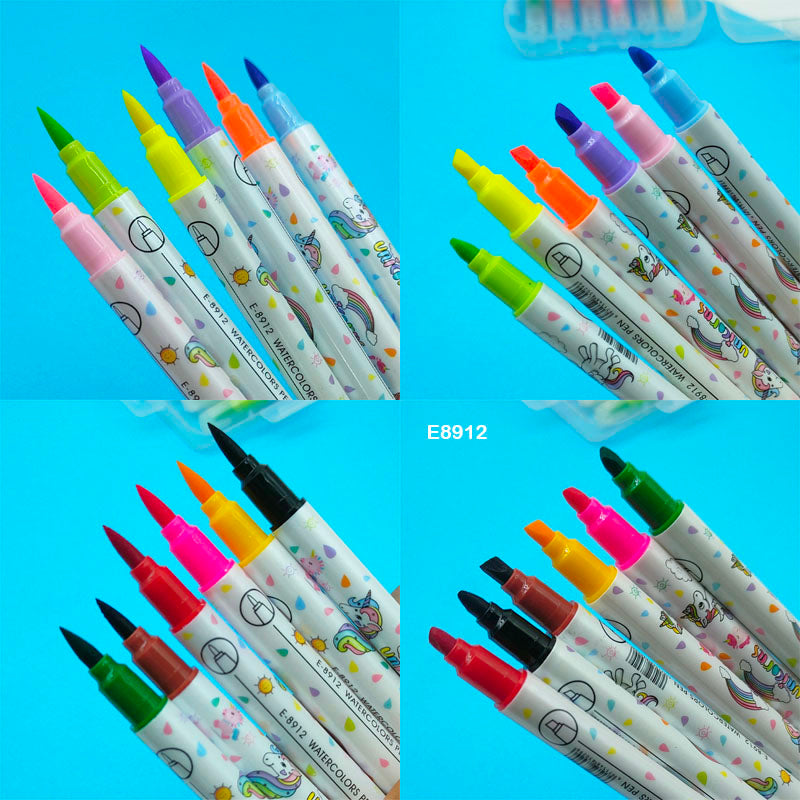 E8912 TWO TONE SIDE WATER COLOR HIGHLIGHTER MARKER