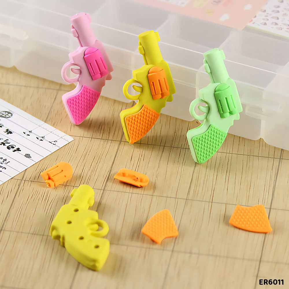 ER6011 GUN ERASER 36PCS