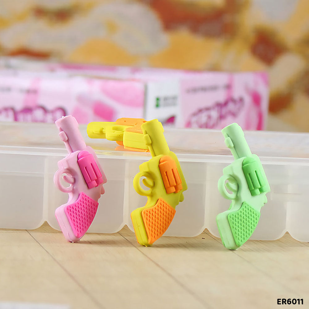 ER6011 GUN ERASER 36PCS