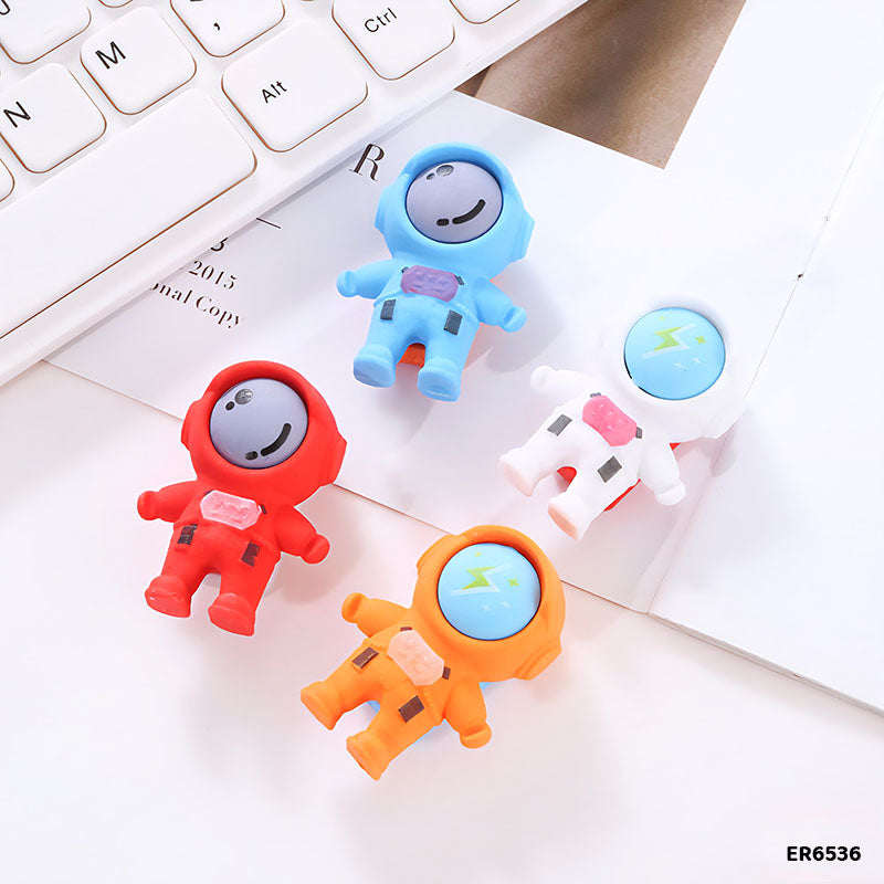 ER6536 ASTRONAUT ERASER 36PCS