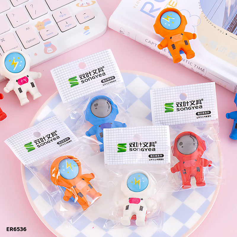 ER6536 ASTRONAUT ERASER 36PCS