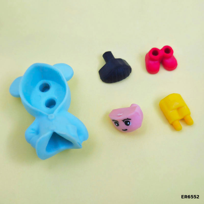 ER6552 GIRL ERASER 36PCS