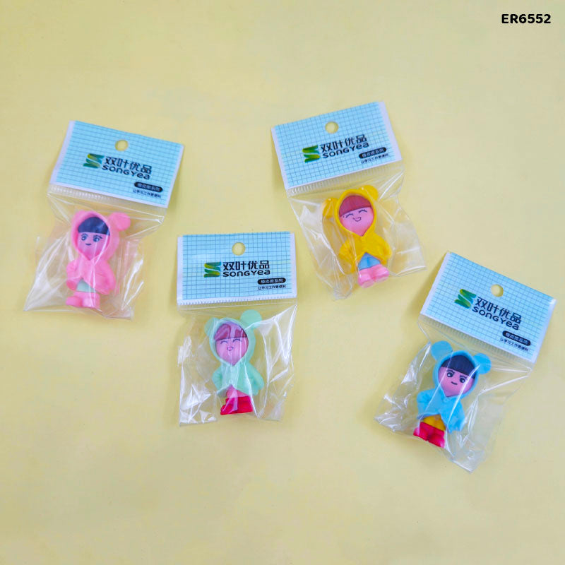 ER6552 GIRL ERASER 36PCS