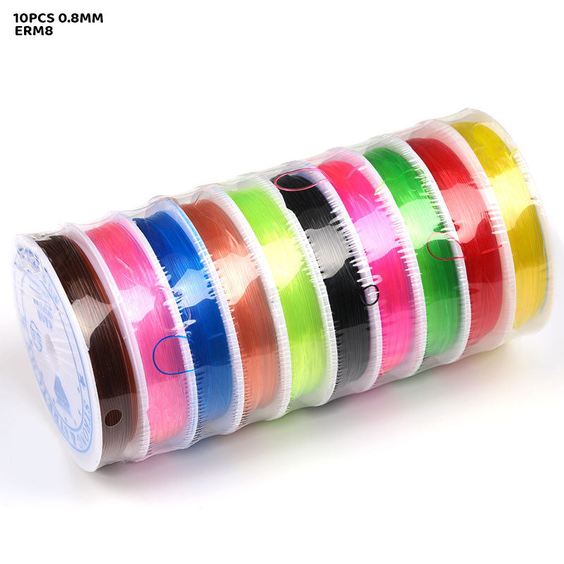 ELASTIC ROLL MULTI 10PCS 0.8MM (ERM8)