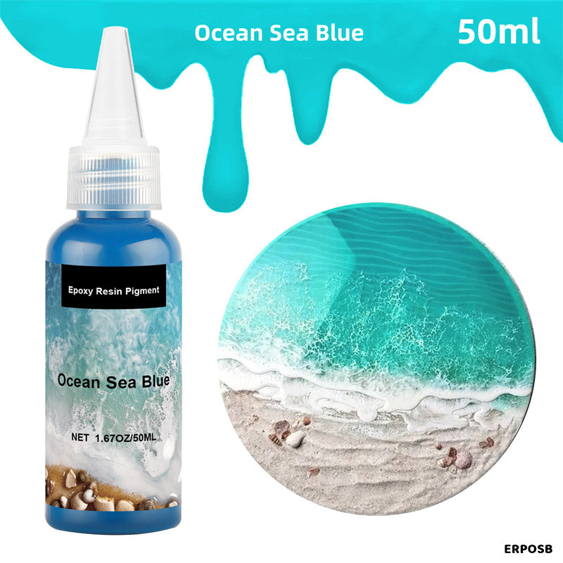 EPOXY RESIN PIGMENT OCEAN SEA BLUE 50ML ERPOSB