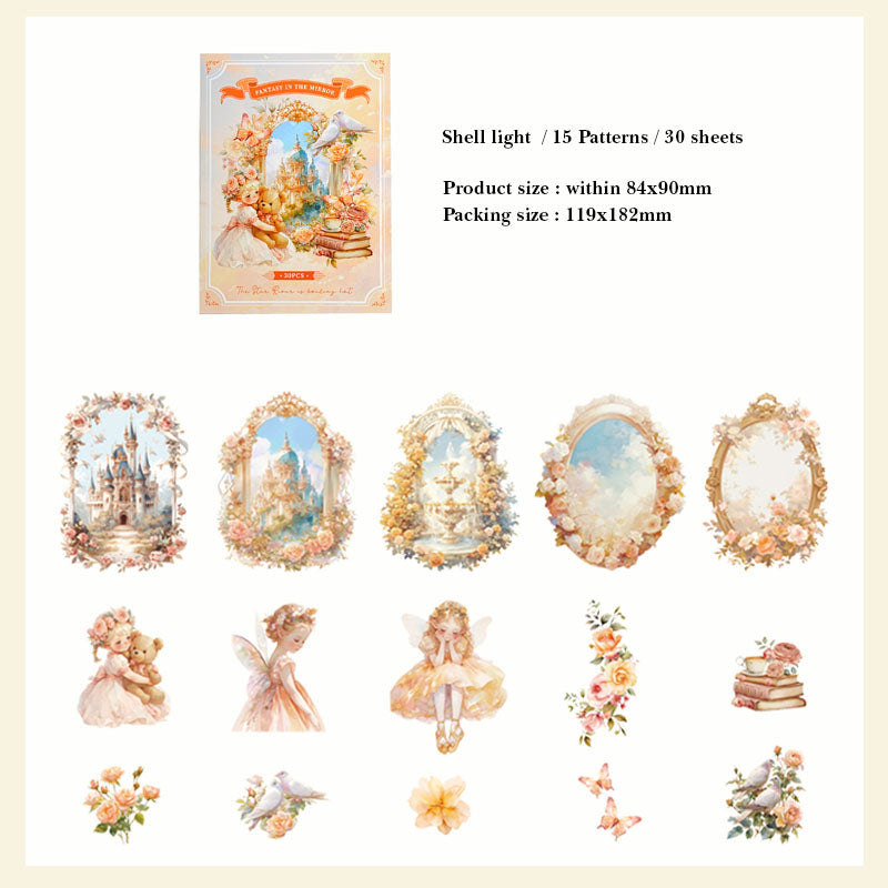 EXA2304224 DREAMLAND SERIES FANTASY STICKER 30PC