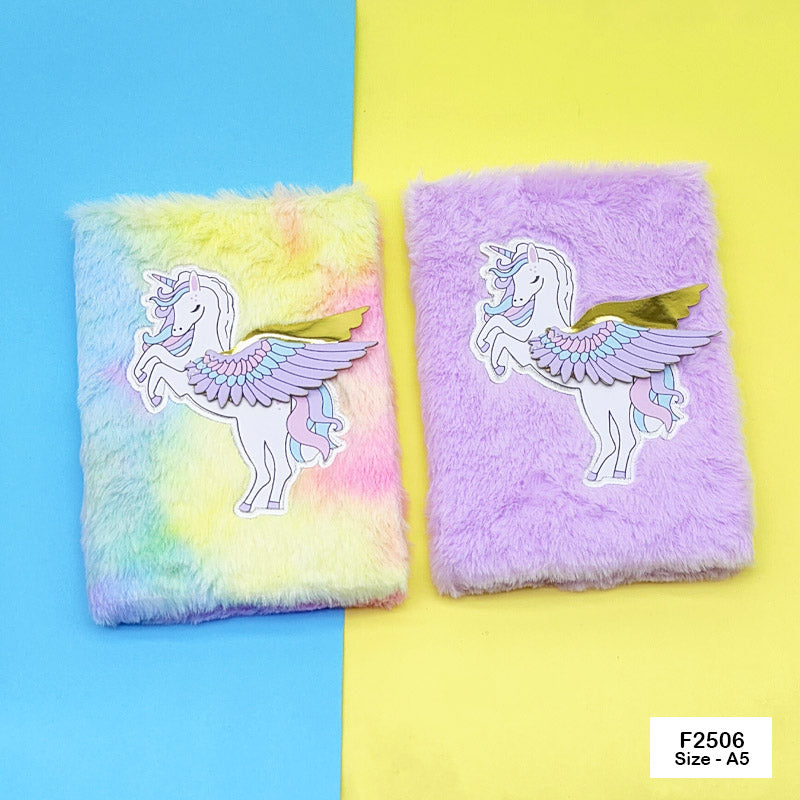 F2506 SOFT FUR DIARY A5