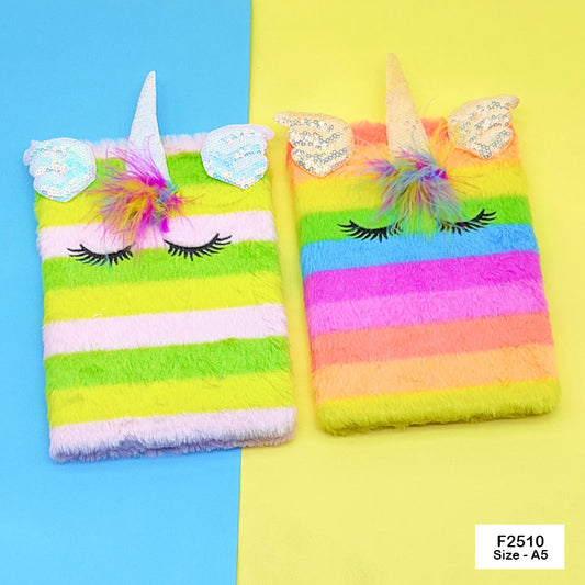 F2510 SOFT FUR DIARY A5