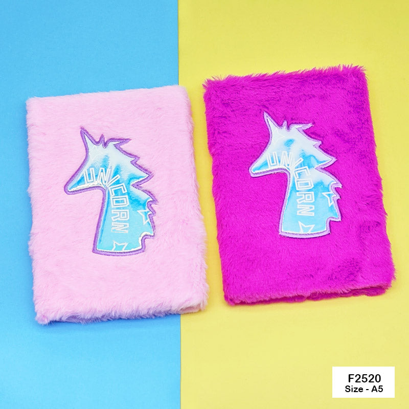 F2520 SOFT FUR DIARY A5