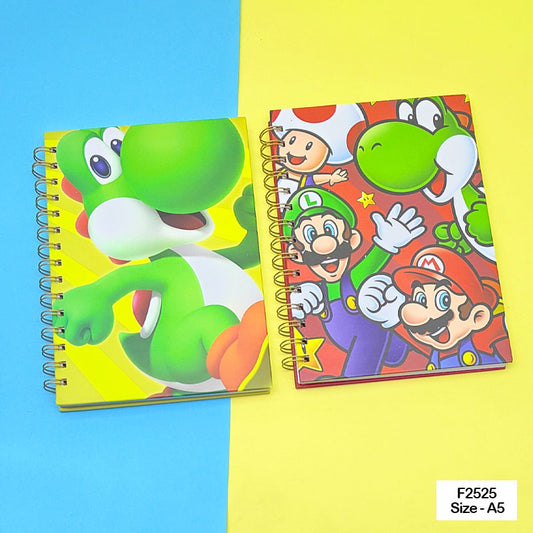 F2525 PRINTED SPIRAL DIARY 15X21CM