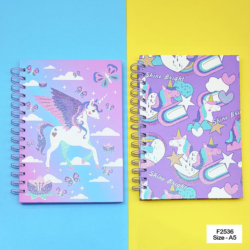 F2536 PRINTED SPIRAL DIARY 15X21CM A5