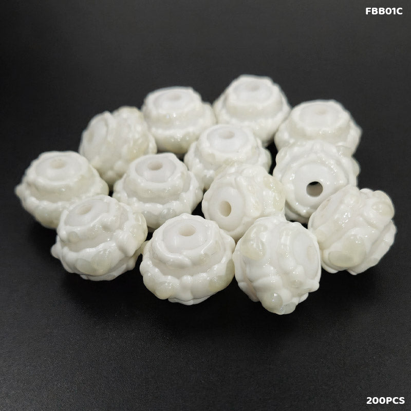 FBB01C FANCY BRACELET BEADS 200PCS