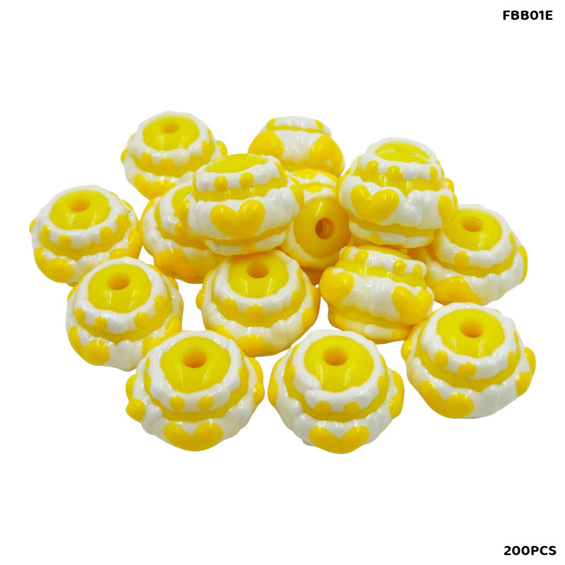 FBB01E FANCY BRACELET BEADS 200PCS