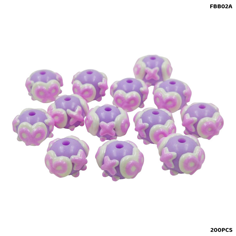 FBB02A FANCY BRACELET BEADS 200PCS