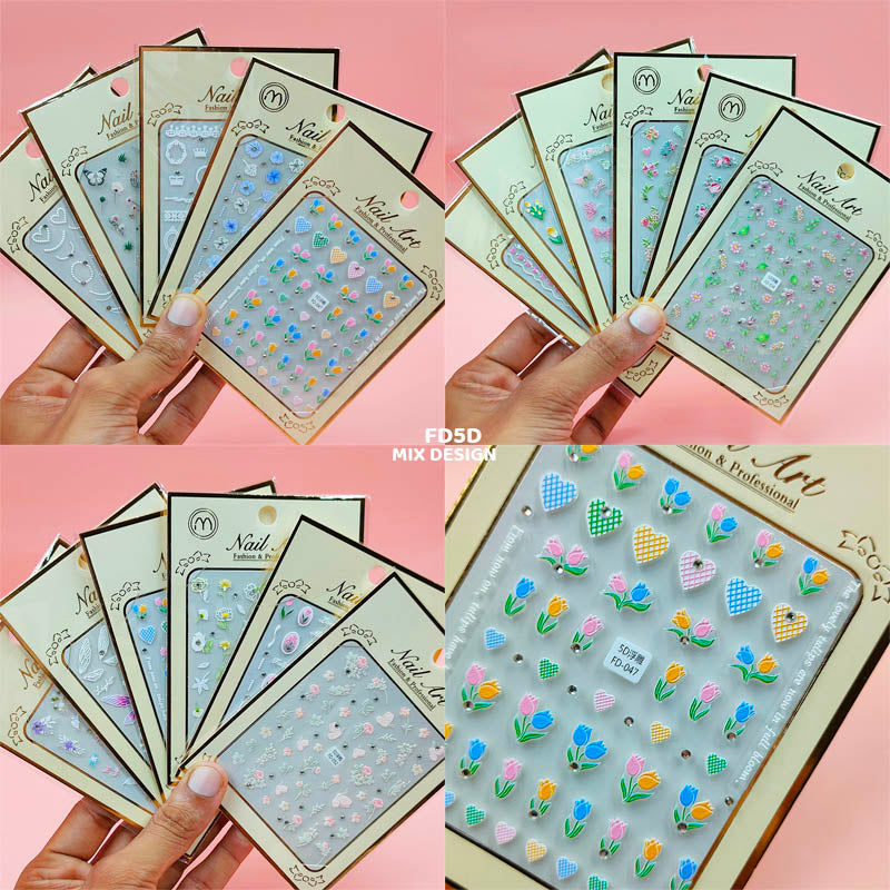 FD5D 5D CREATIVE NAIL ART STICKERS