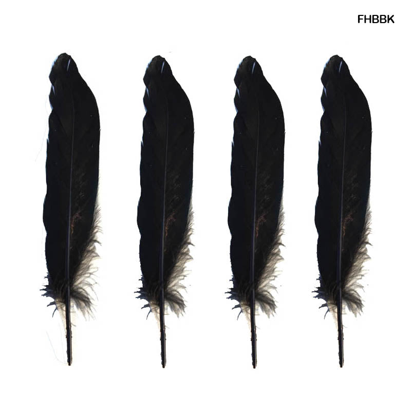 FEATHER HARD BIG BLACK (FHBBK) (10pcs)