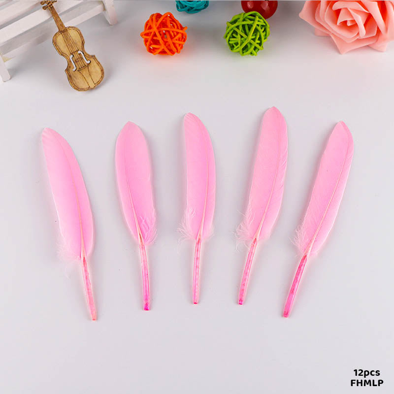 FEATHER HARD SMALL LIGHT PINK (FHMLP) (12pcs)