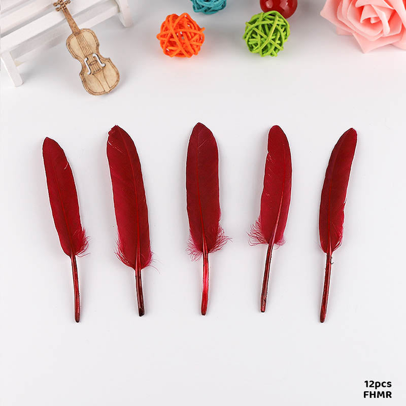 FEATHER HARD SMALL RED (FHMR) (12pcs)