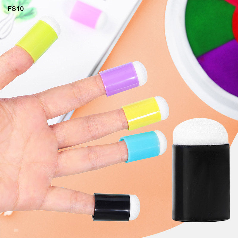 FINGER SPONGE 10 PC MULTI COLORED (FS10)