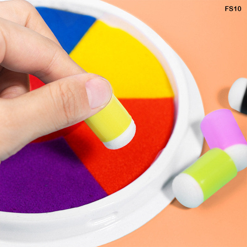 FINGER SPONGE 10 PC MULTI COLORED (FS10)