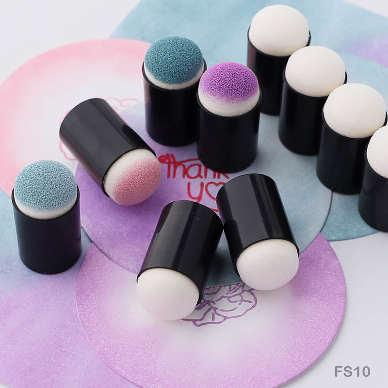 FINGER SPONGE 10 PC MULTI COLORED (FS10)