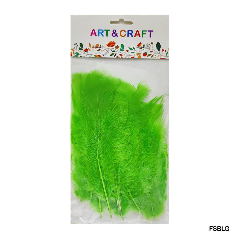 FEATHER SOFT BIG LIGHT GREEN (FSBLG) (10pcs)